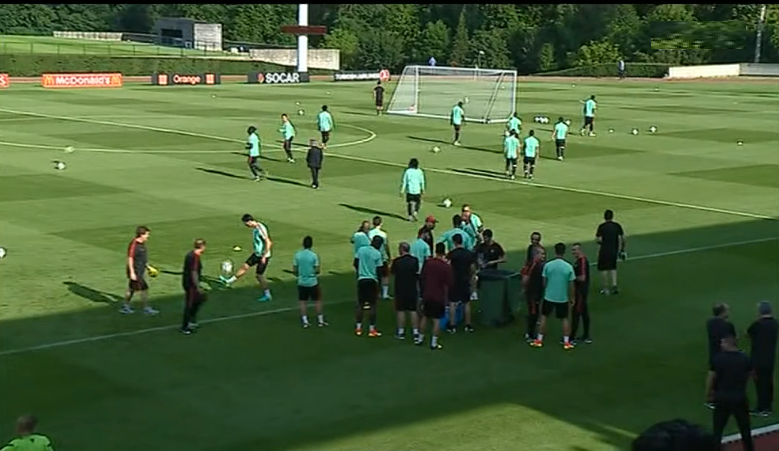 Euro 2016: treino da seleção de Portugal