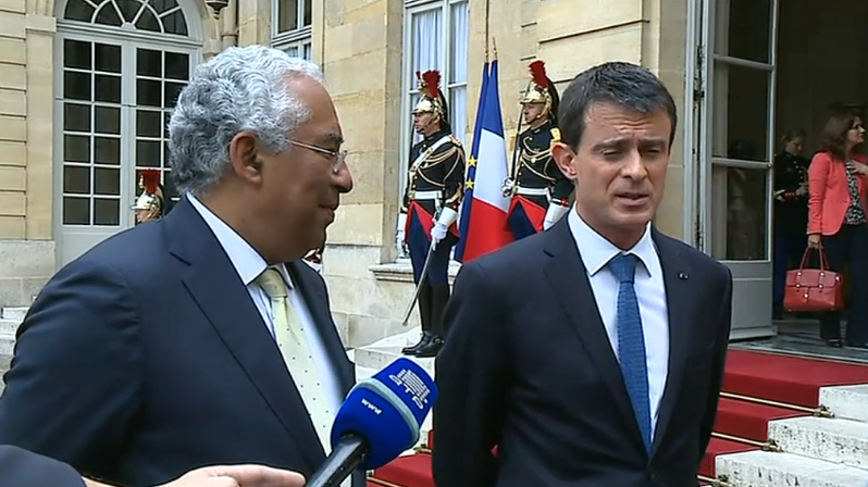 Encontro de António Costa com Manuel Valls