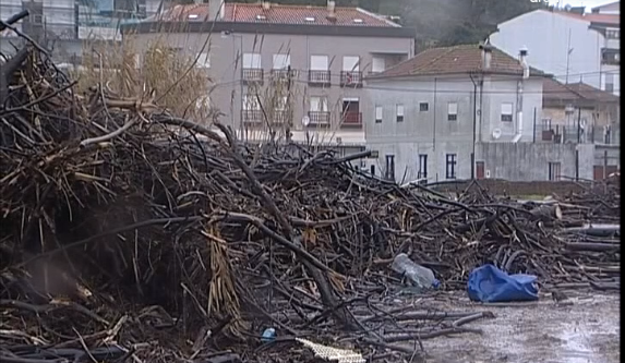 Cheias na baixa de Águeda