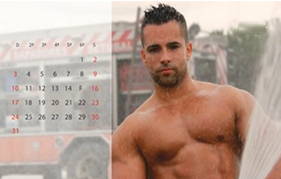 Calendário dos bombeiros 2014