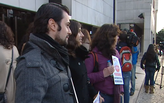 Greve dos enfermeiros da Linha de Saúde 24