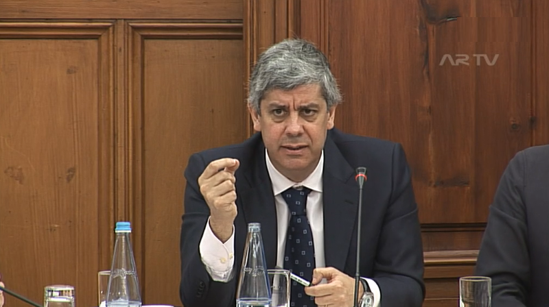 Mário Centeno na Comissão Parlamentar