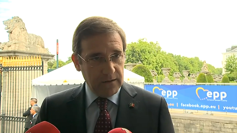 Pedro Passos Coelho em Bruxelas