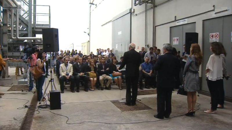 Inauguração da central de resíduos Teramb