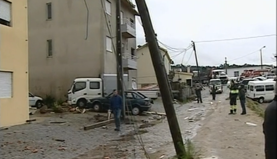 Temporal em Paredes