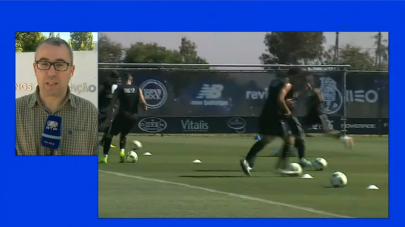 Futebol: Treino do FC Porto
