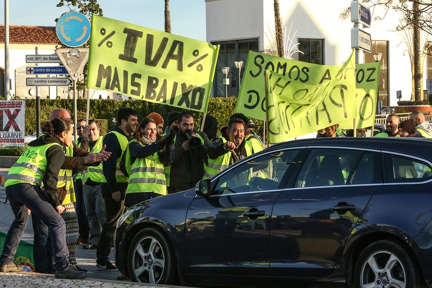 Manifestação Faro Luís Forra - Lusa