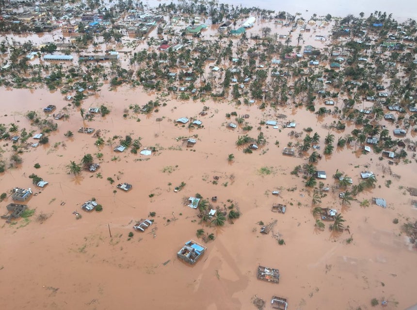 Distrito Búzi, província de Sofala - Moçambique Imagem da rede social <i>Twitter</i> @DasenThathiah - DR.