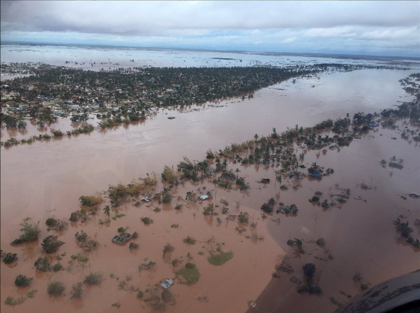 Distrito Búzi, província de Sofala - Moçambique Imagem da rede social <i>Twitter</i> @DasenThathiah - DR.