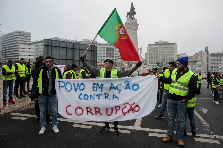 Manifestação Lisboa Tiago Petinga - Lusa