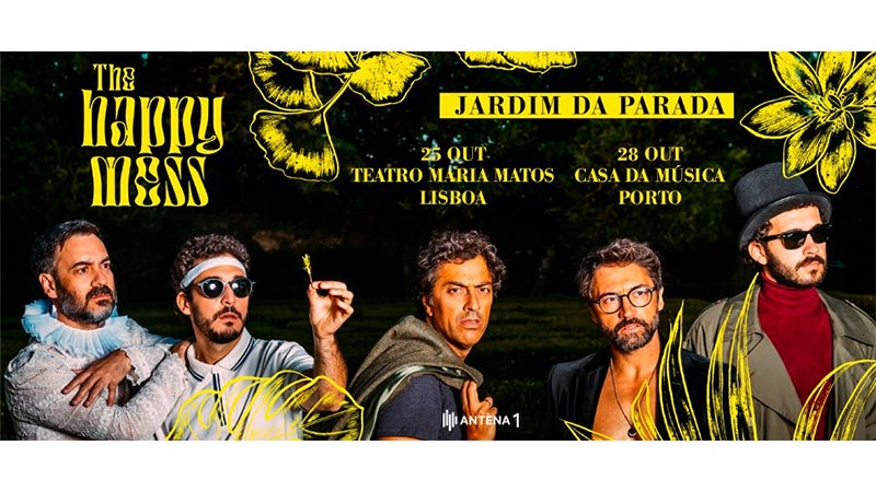 The Happy Mess – “Jardim da Parada” ao vivo