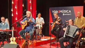 Imagem de José Barros e Navegante no “Viva a Música”