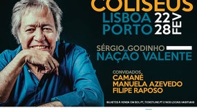 Imagem de Sérgio Godinho – “Nação Valente” nos Coliseus