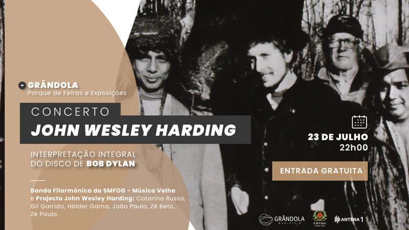 “John Wesley Harding”: concerto de homenagem a Bob Dylan