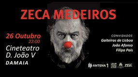 Imagem de Zeca Medeiros no Cineteatro D. João V