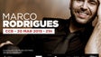 Imagem de Marco Rodrigues no CCB dia 20 de Março. Apoio Antena 1.