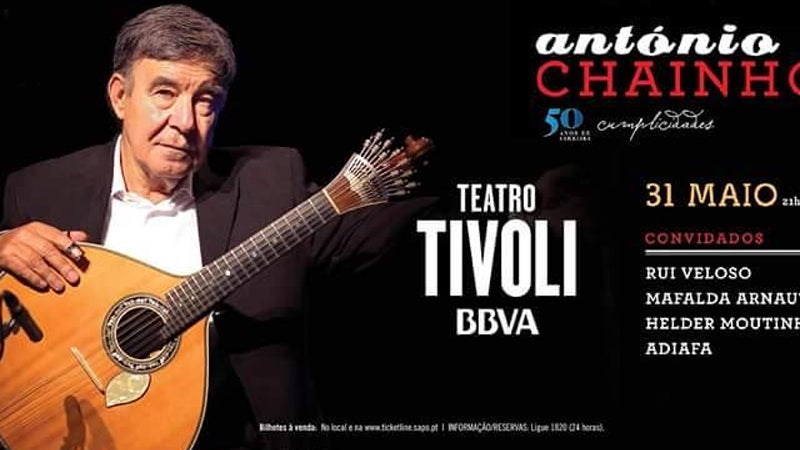 António Chainho – Dia 31 de Maio no Tivoli BBVA