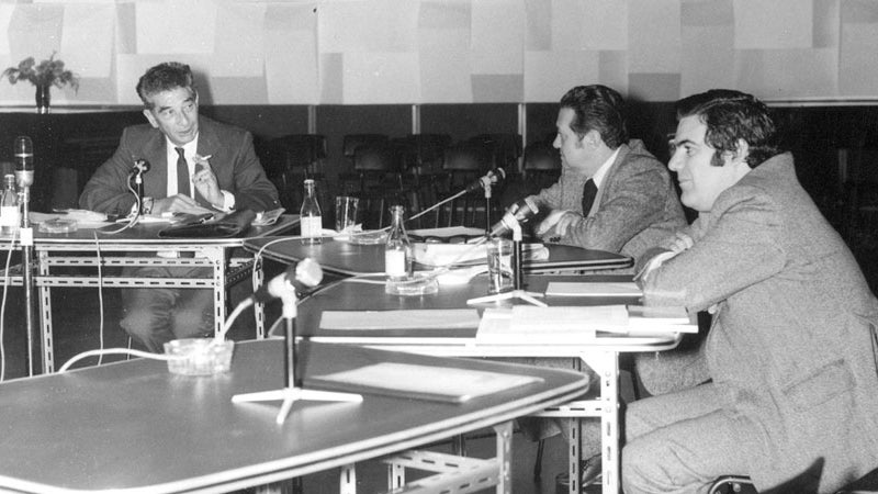 Entrevista com dirigentes políticos em 1978
