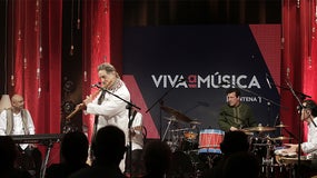 Imagem de Rão Kyao no “Viva a Música”