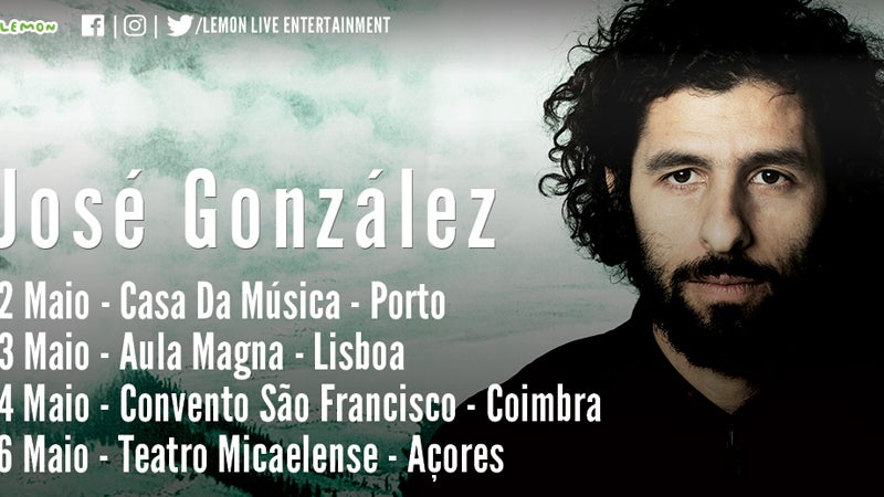 José Gonzalez em Portugal!