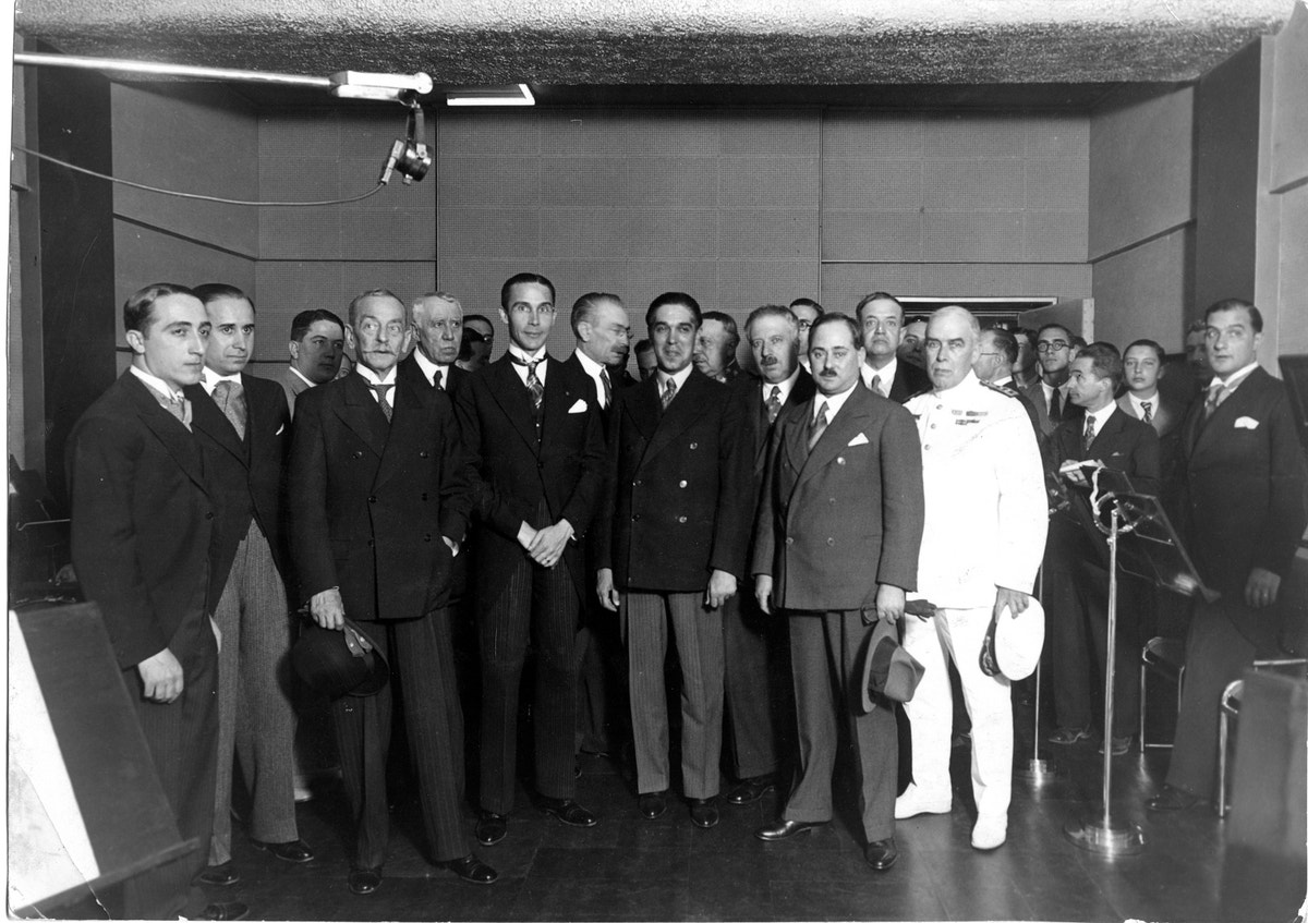 Imagem de Inauguração da Emissora Nacional