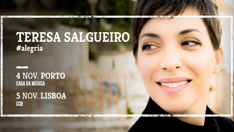 Teresa Salgueiro ao vivo no Porto e em Lisboa