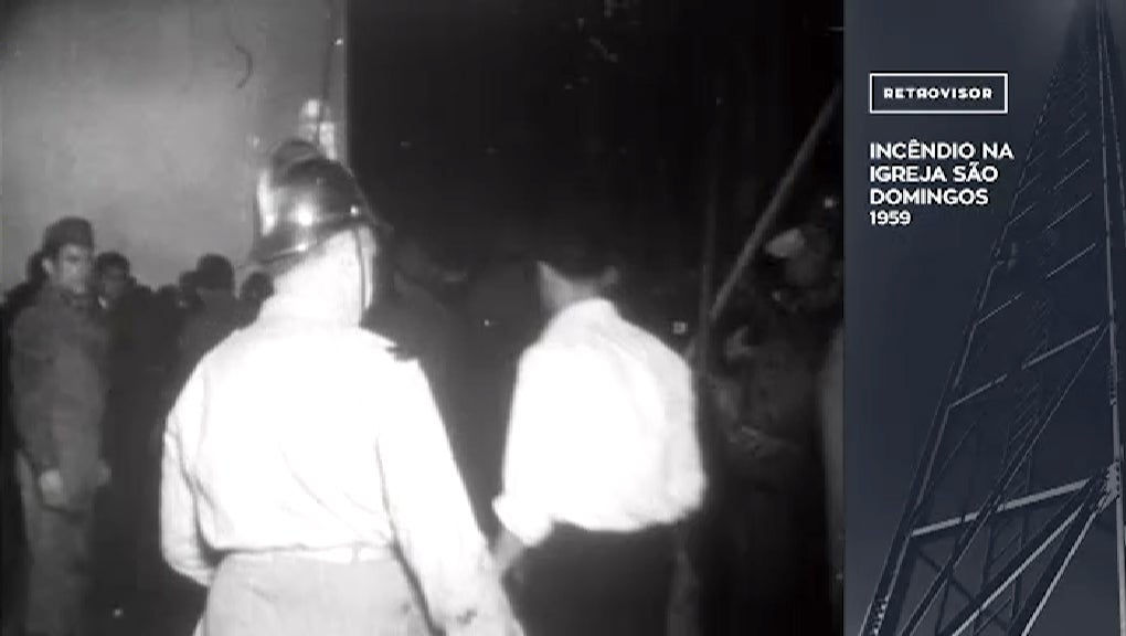 Inc�ndio na Igreja S�o Domingos