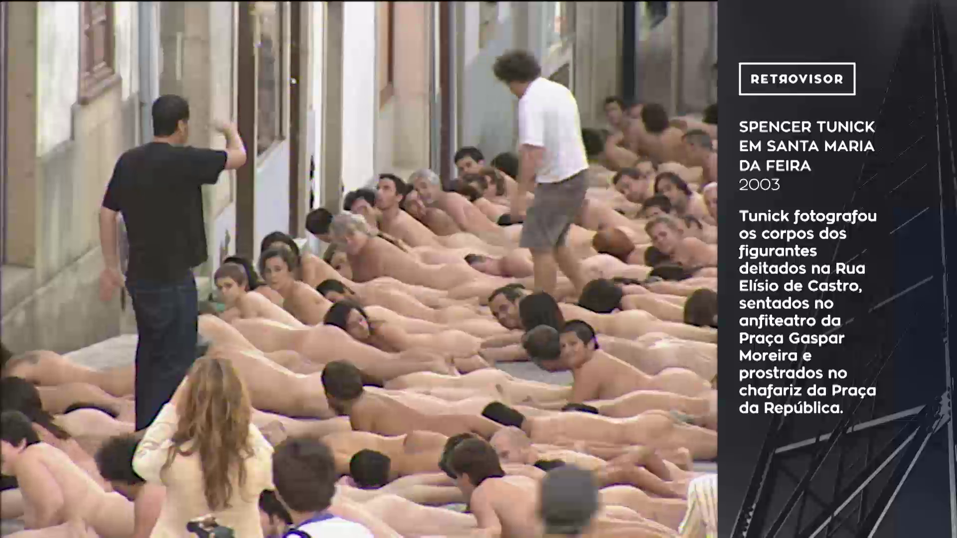 Spencer Tunick em Santa Maria da Feira