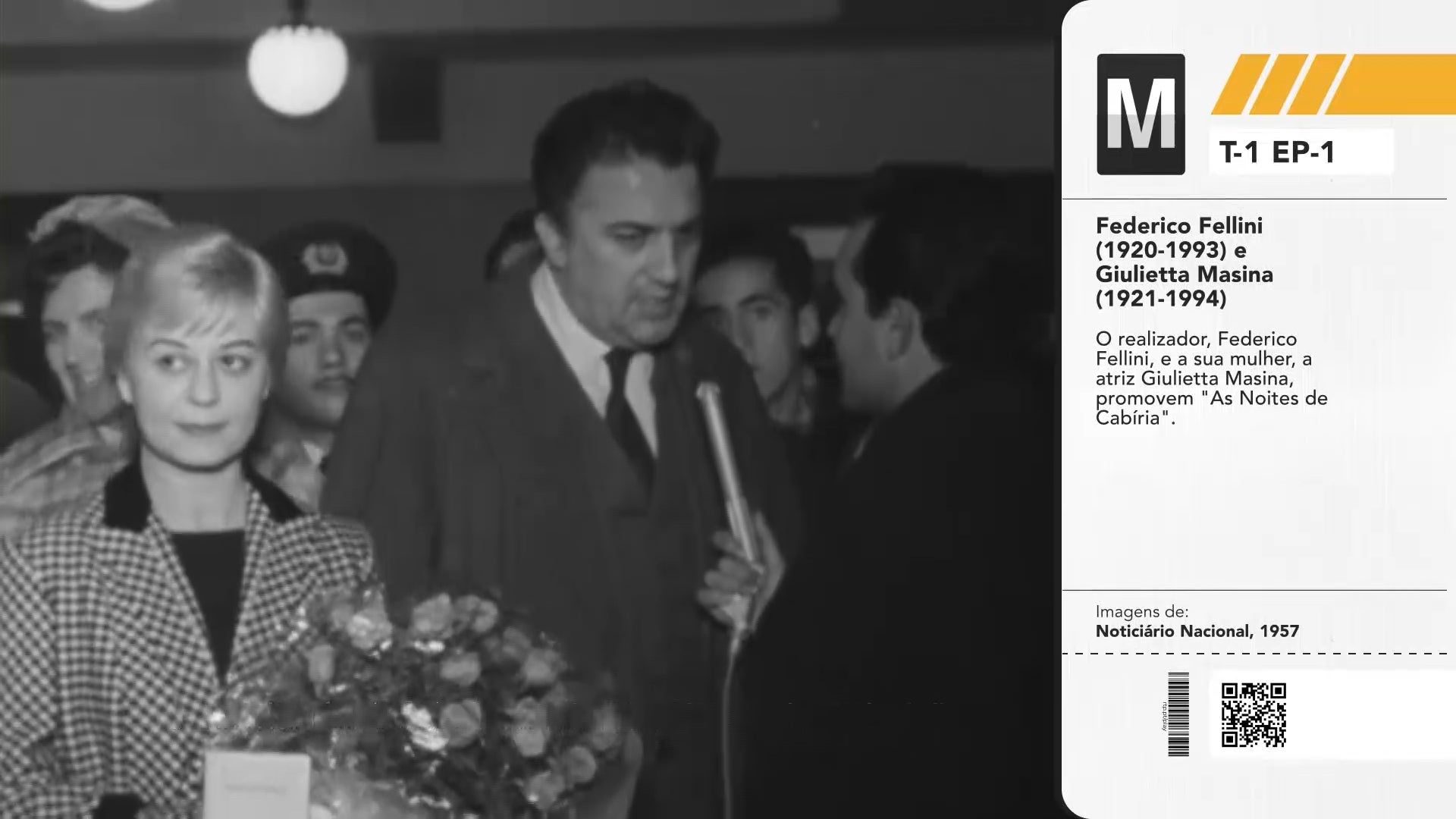 Federico Fellini e Giulietta Masina