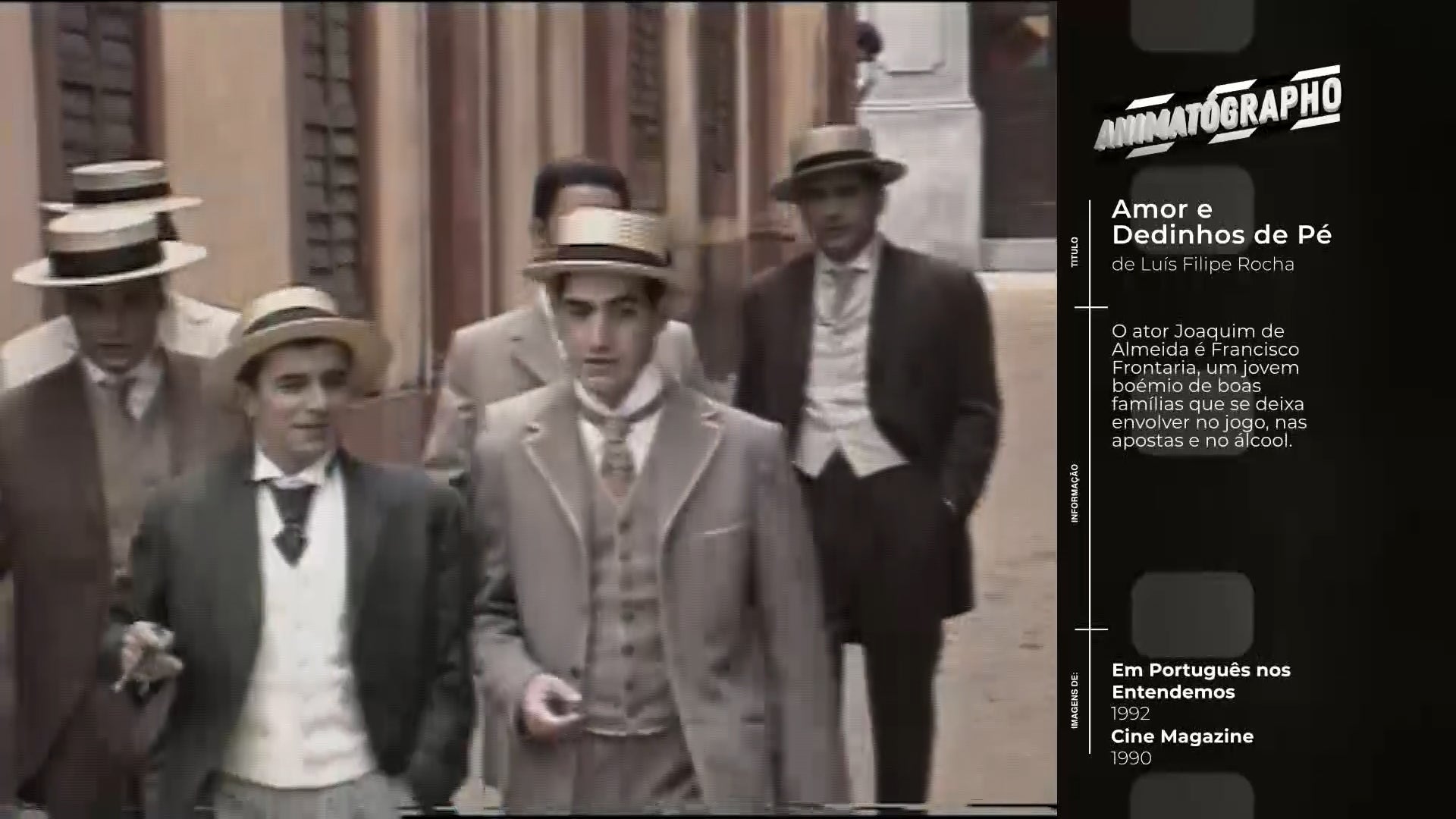 AMOR E DEDINHOS DE P� de Lu�s Filipe Rocha