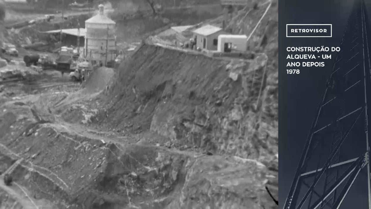 Constru��o do Alqueva - Um Ano Depois