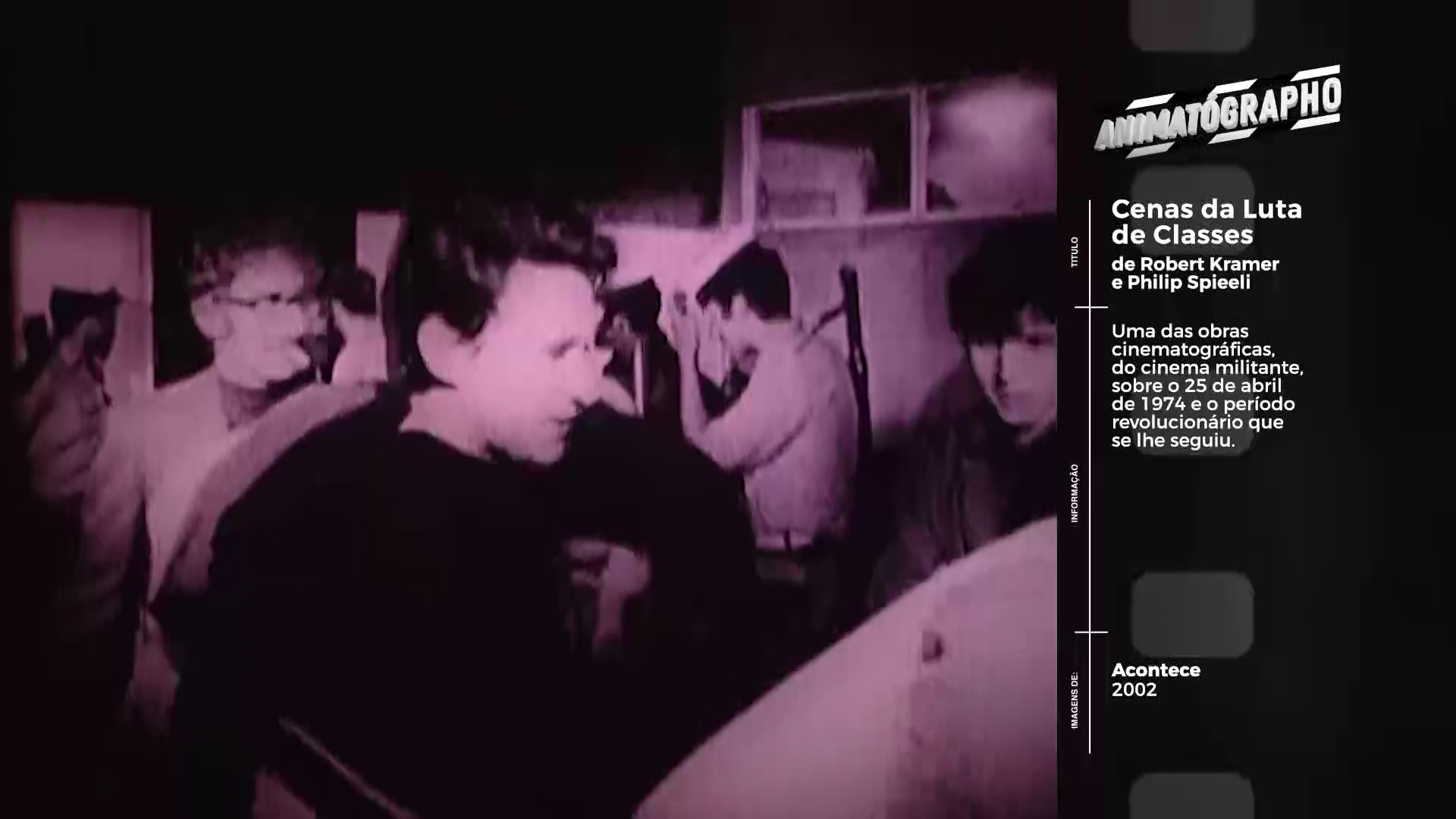 CENAS DA LUTA DE CLASSES de Robert Kramer e Philip Spieeli