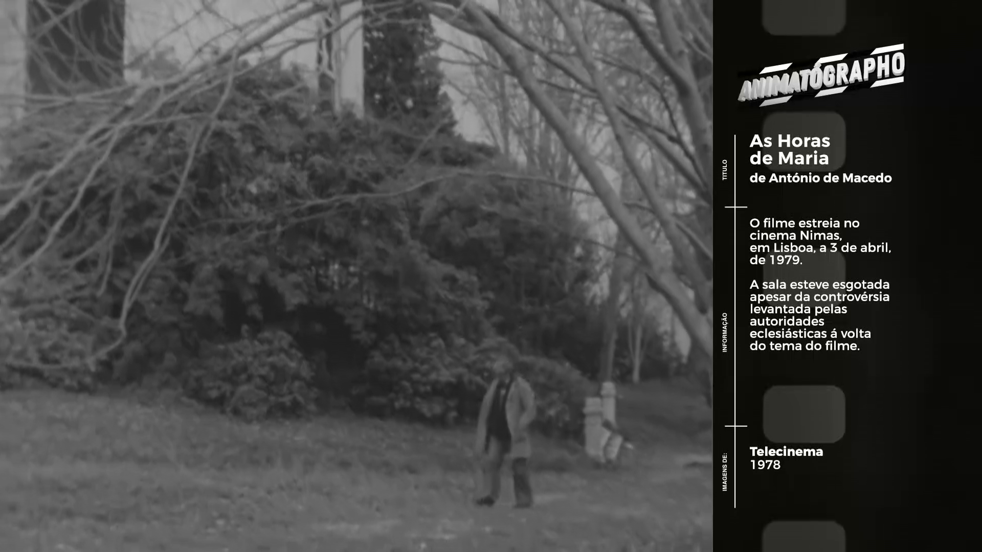 AS HORAS DE MARIA de Ant�nio de Macedo