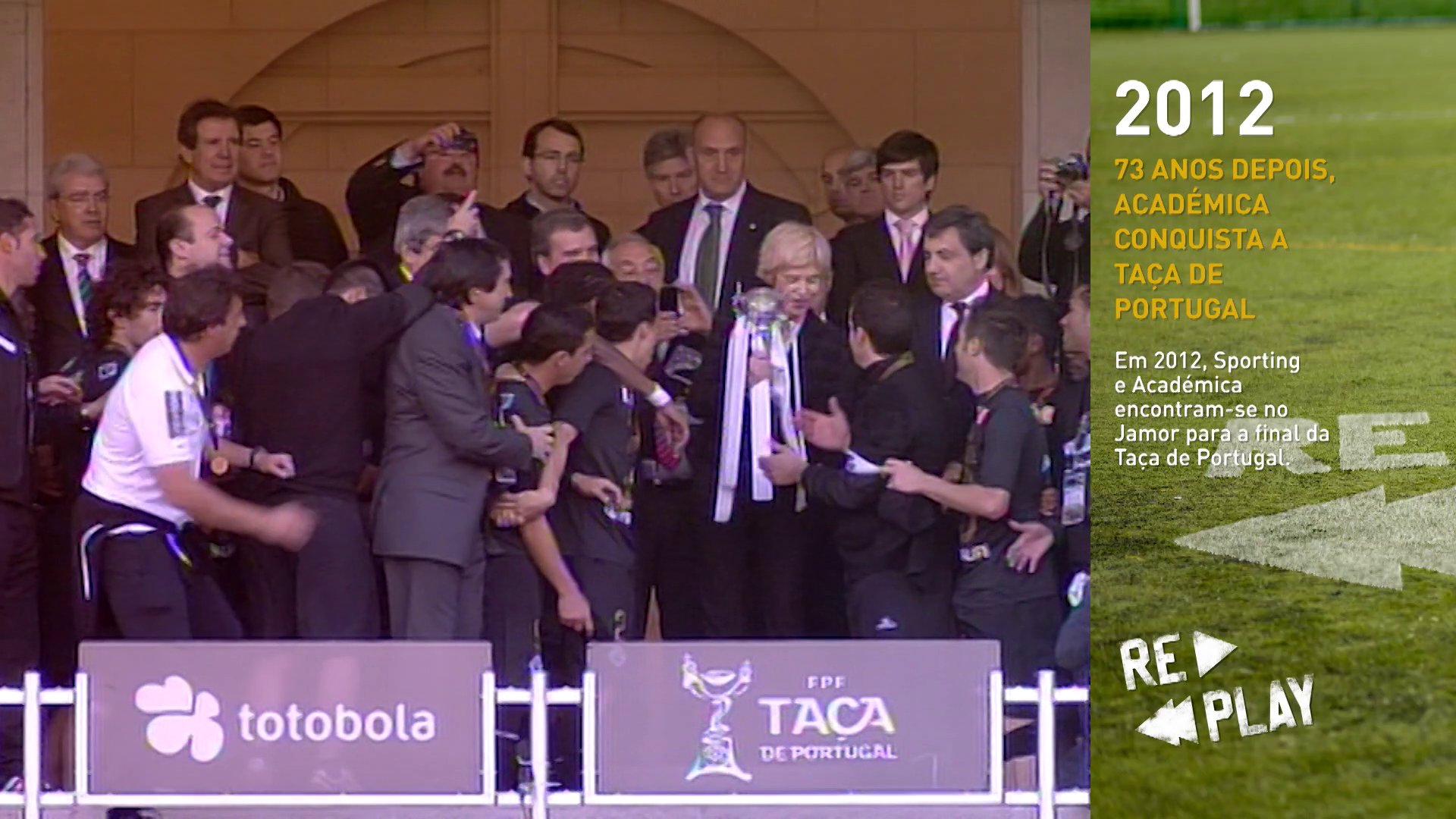 73 ANOS DEPOIS, ACAD�MICA CONQUISTA A TA�A PORTUGAL, por Rui Alves