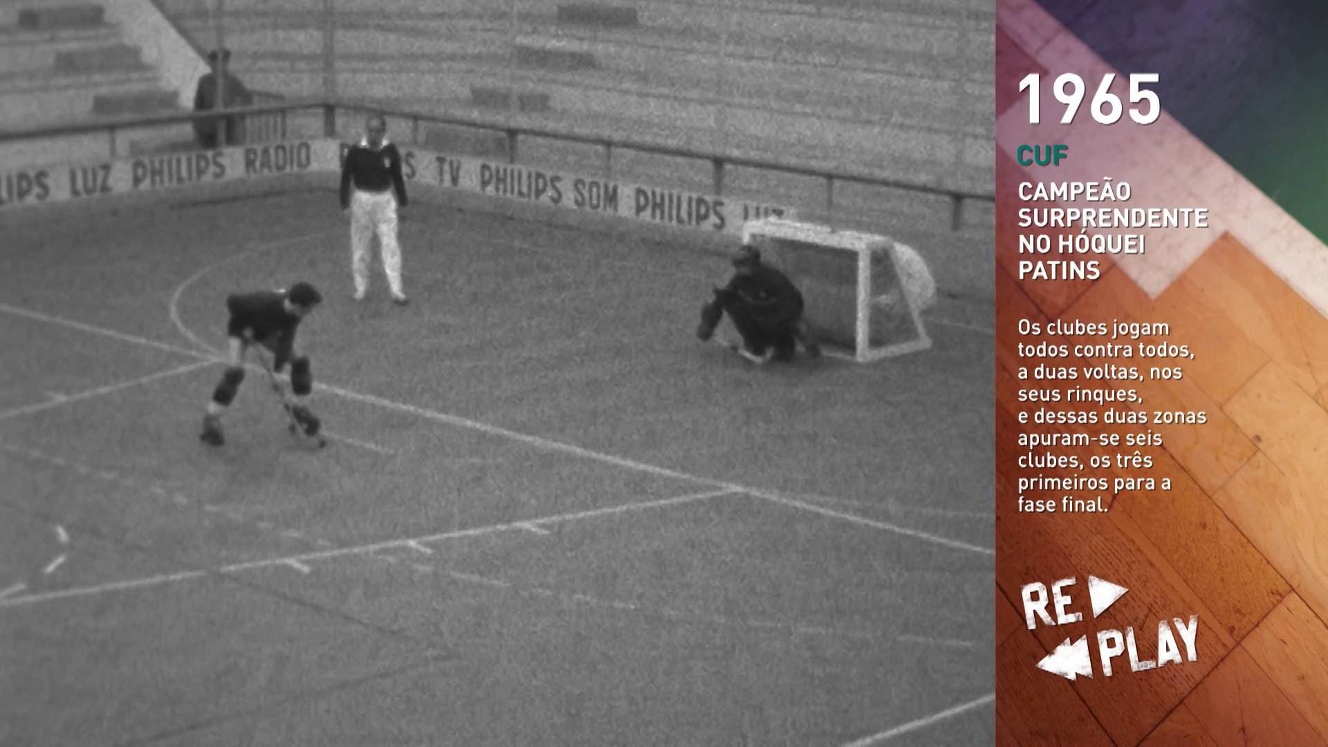 CAMPE�O SURPREENDENTE NO H�QUEI EM PATINS , por Rui Alves