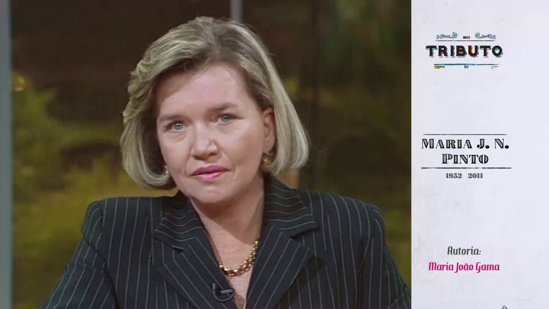 Maria Jos� Nogueira Pinto