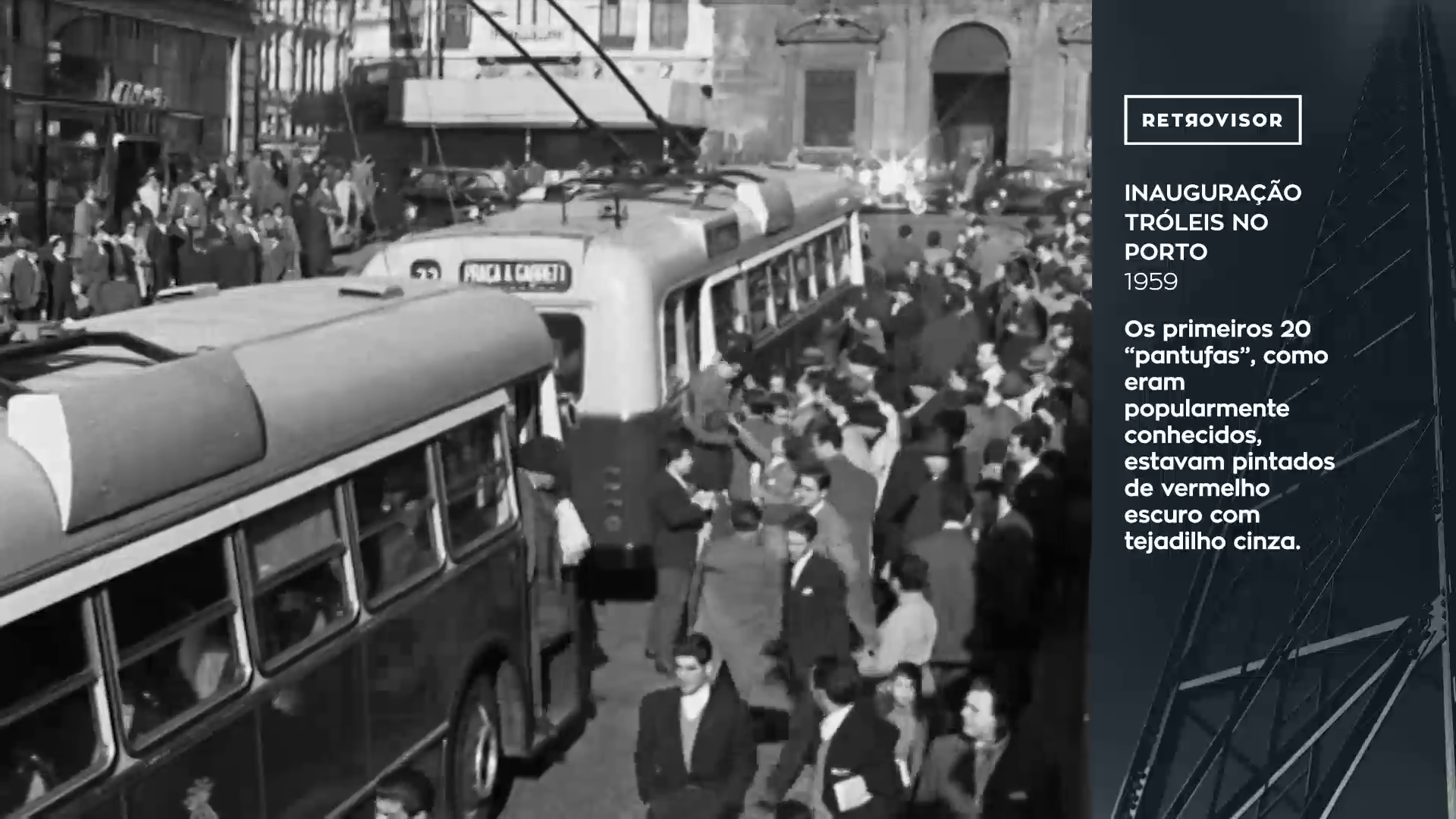 Inaugura��o Tr�leis no Porto