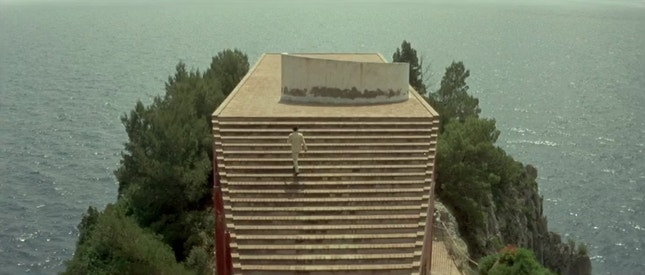 O plano de "O Desprezo" que inspirou o cartaz do Festival de Cannes.