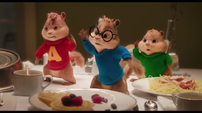 Imagem do filme: “Alvin e os Esquilos: A Grande Aventura” foi o filme mais visto do fim-de-semana