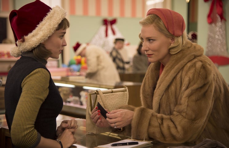 Rooney Mara e Cate Blanchett filmadas por Todd Haynes — viva o melodrama!