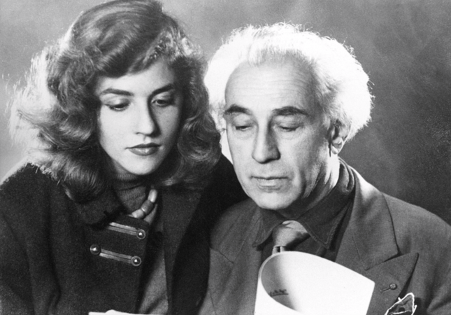 Nelly Kaplan e Abel Gance (c. 1959) — uma singular aliança artística