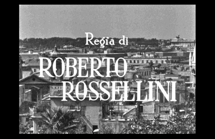 A marca autoral de Rossellini é indissociável da eclosão do cinema moderno