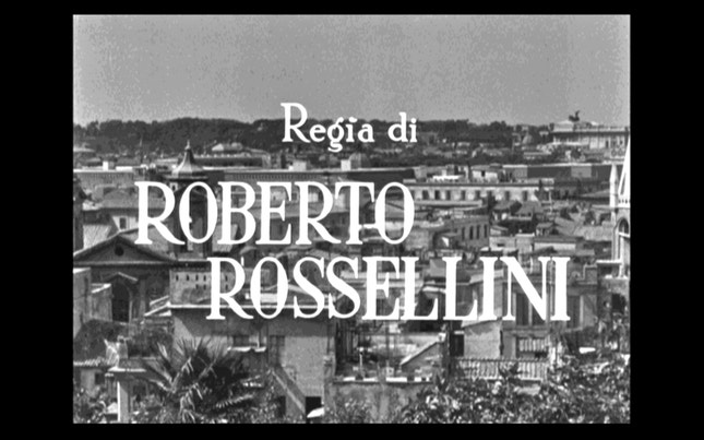 A marca autoral de Rossellini é indissociável da eclosão do cinema moderno