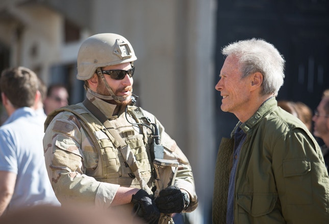 Bradley Cooper, nomeado por "Sniper Americano", e Clint Eastwood, ausente da categoria de realização