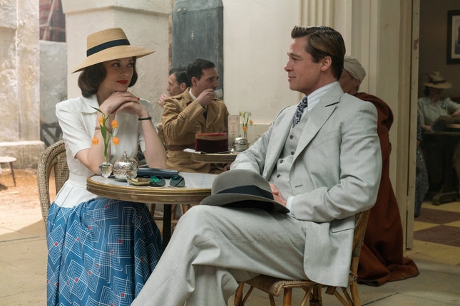 Marion Cotillard e Brad Pitt — Robert Zemeckis 
é também um brilhante director de actores