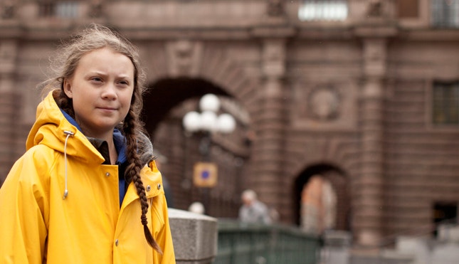 Greta Thunberg filmada por Nathan Grossman