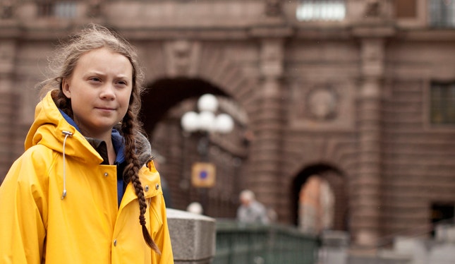 Greta Thunberg filmada por Nathan Grossman