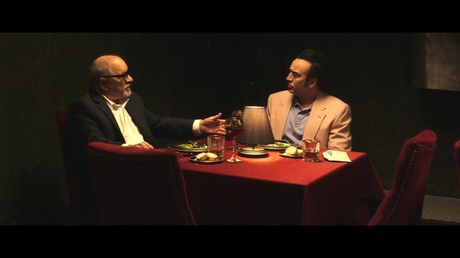 Paul Schrader, como actor/realizador, contracena com Nicolas Cage