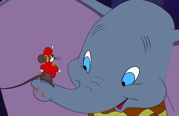Dumbo e o seu mentor, Timothy Q. Mouse — memórias de 1941