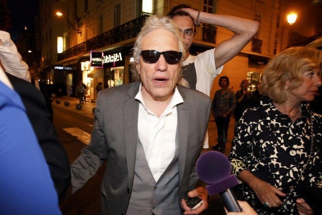 Abel Ferrara em Cannes apresentando "Welcome to New York".